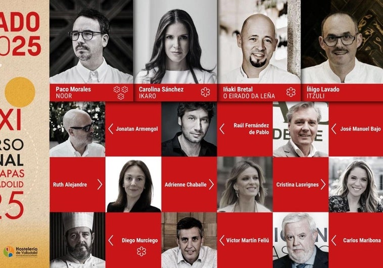 Estos son los chefs y expertos que conformarán el jurado del Concurso Nacional y Mundial de Tapas